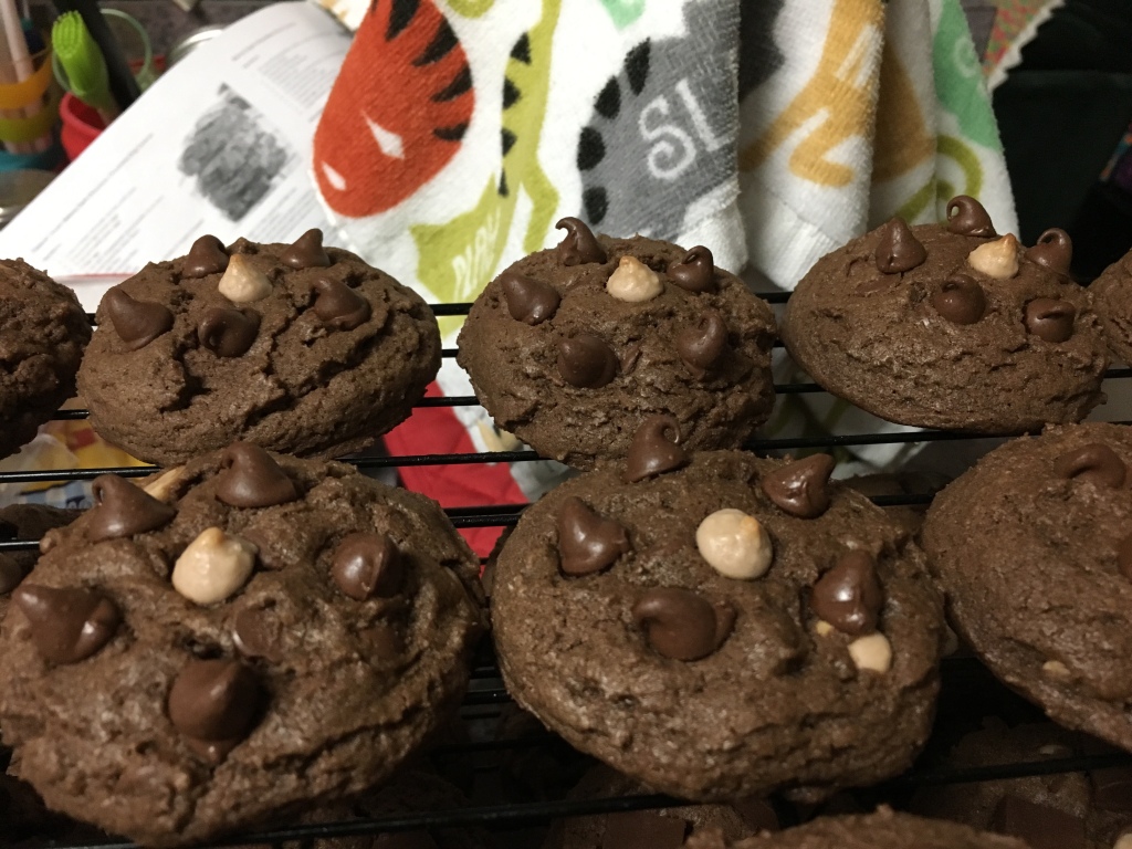 I baked something: Triple Chocolate Chunk Cookies
